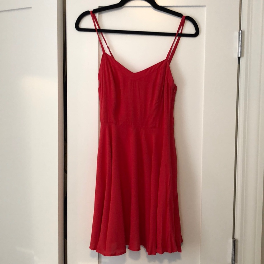 COPY - Talula magenta pink flare mini dress